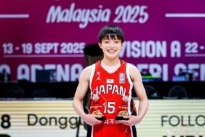 揭秘U16女篮亚洲杯新科MVP竹内美耶：身高1米61 视河村勇辉为偶像